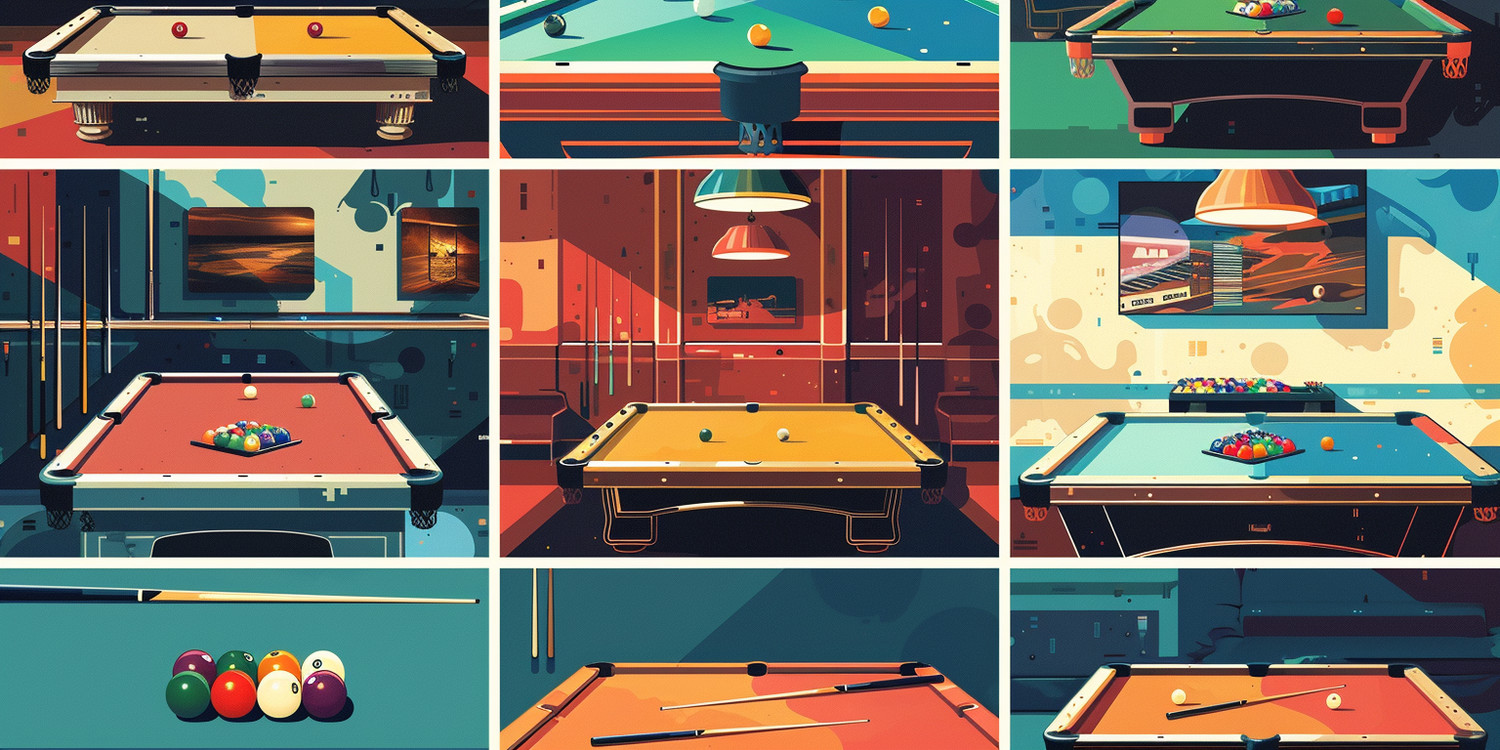 Exploring Different Variations of Pool Games